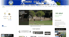 Desktop Screenshot of conerogolfclub.it