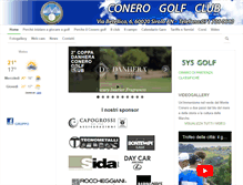 Tablet Screenshot of conerogolfclub.it